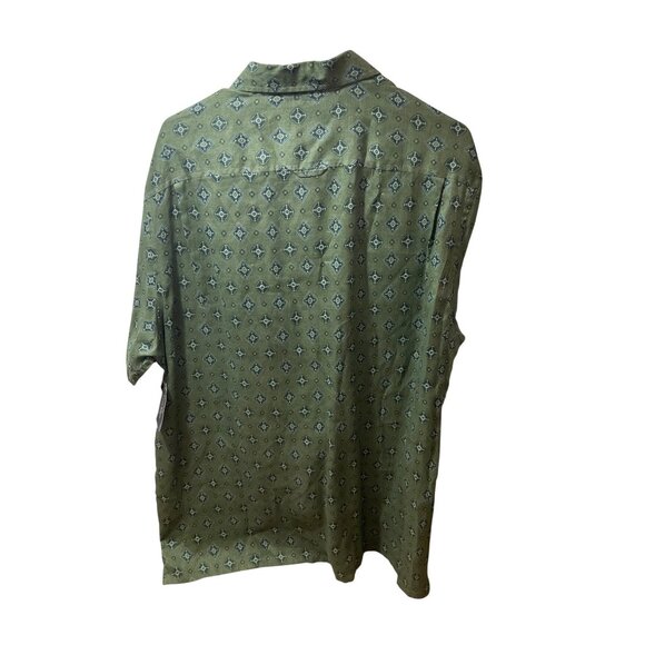NWT  Men's Club Room Luxury Linen  Green Short Sleeve  Size: XL - Picture 2 of 12